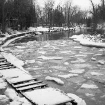 Snow Covered Ice Floes at Perch Creek